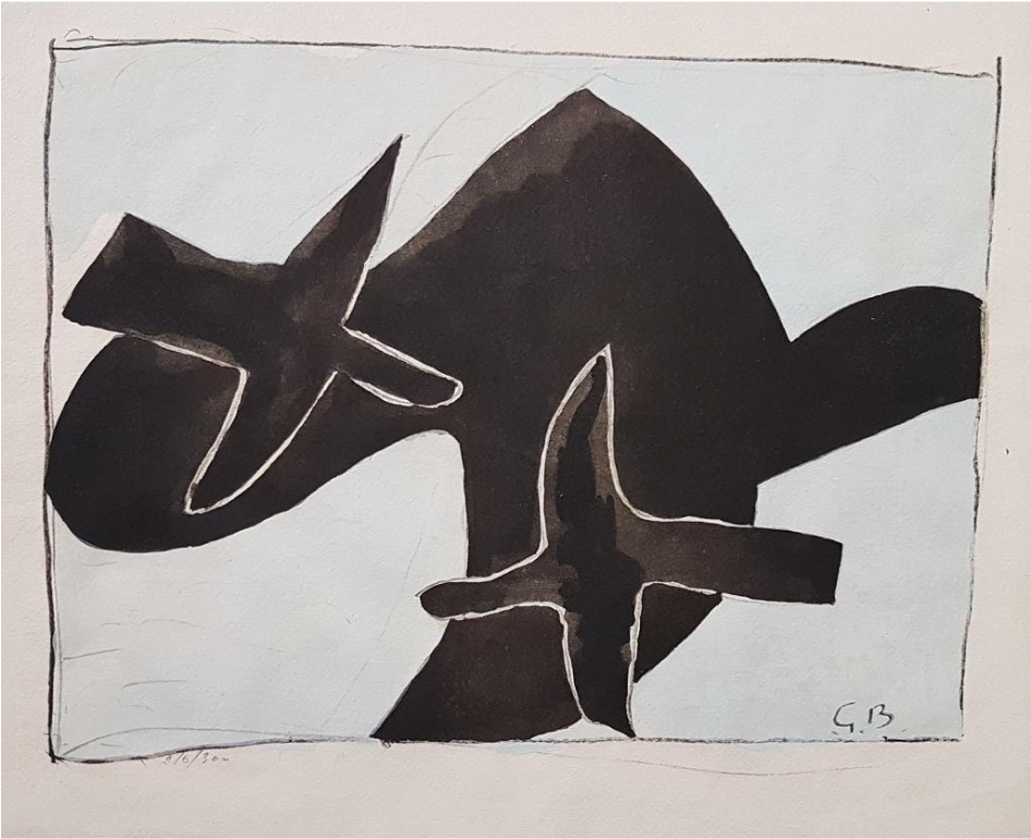 Black Birds by Georges Braque, 1958