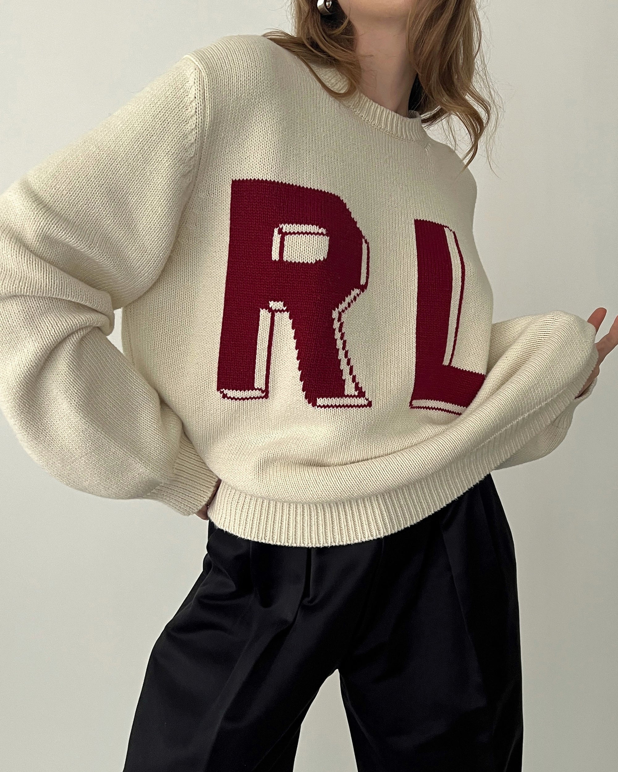 Vintage Ralph Lauren Monogram Sweater