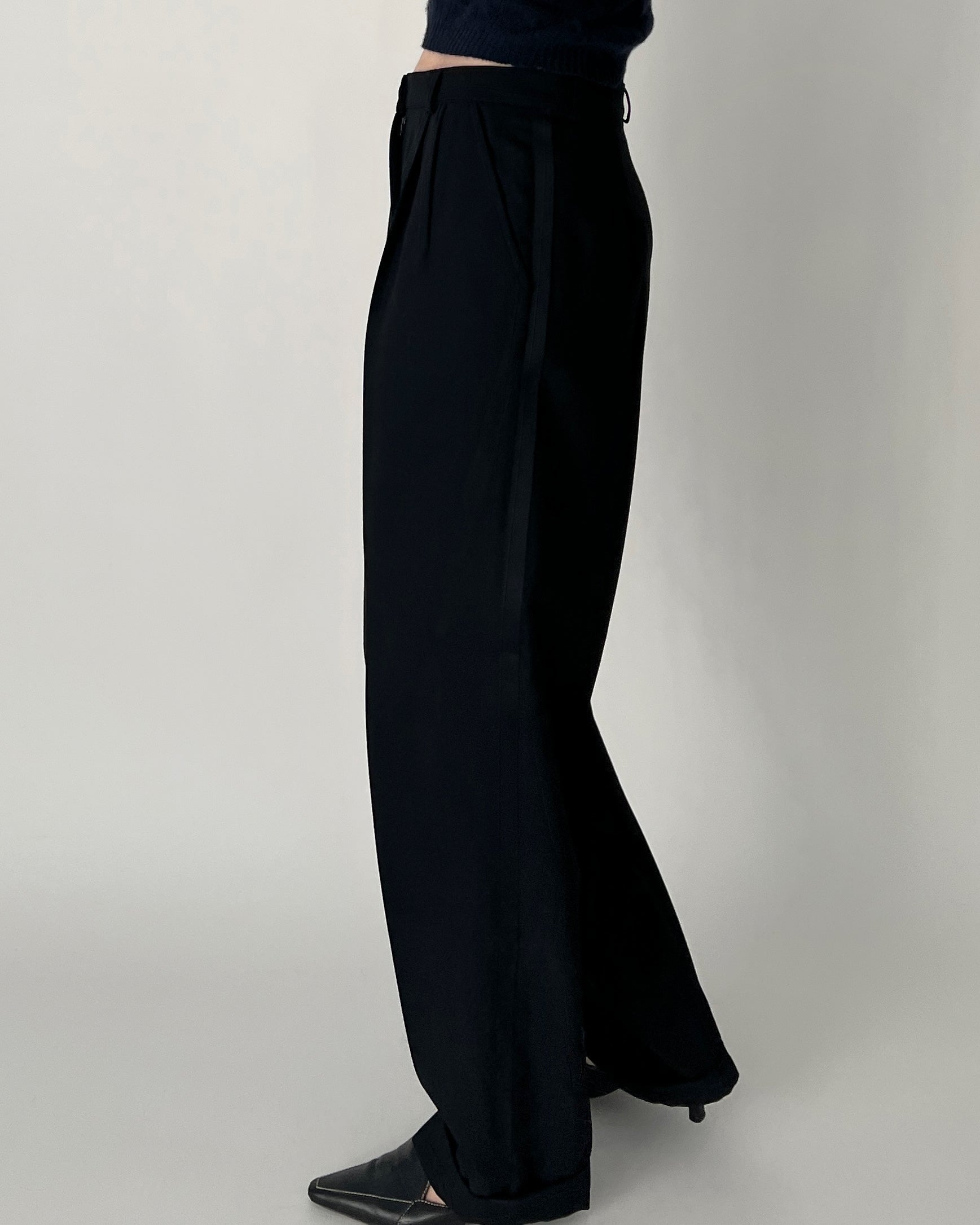 Favorite Vintage Yves Saint Laurent Black Trousers