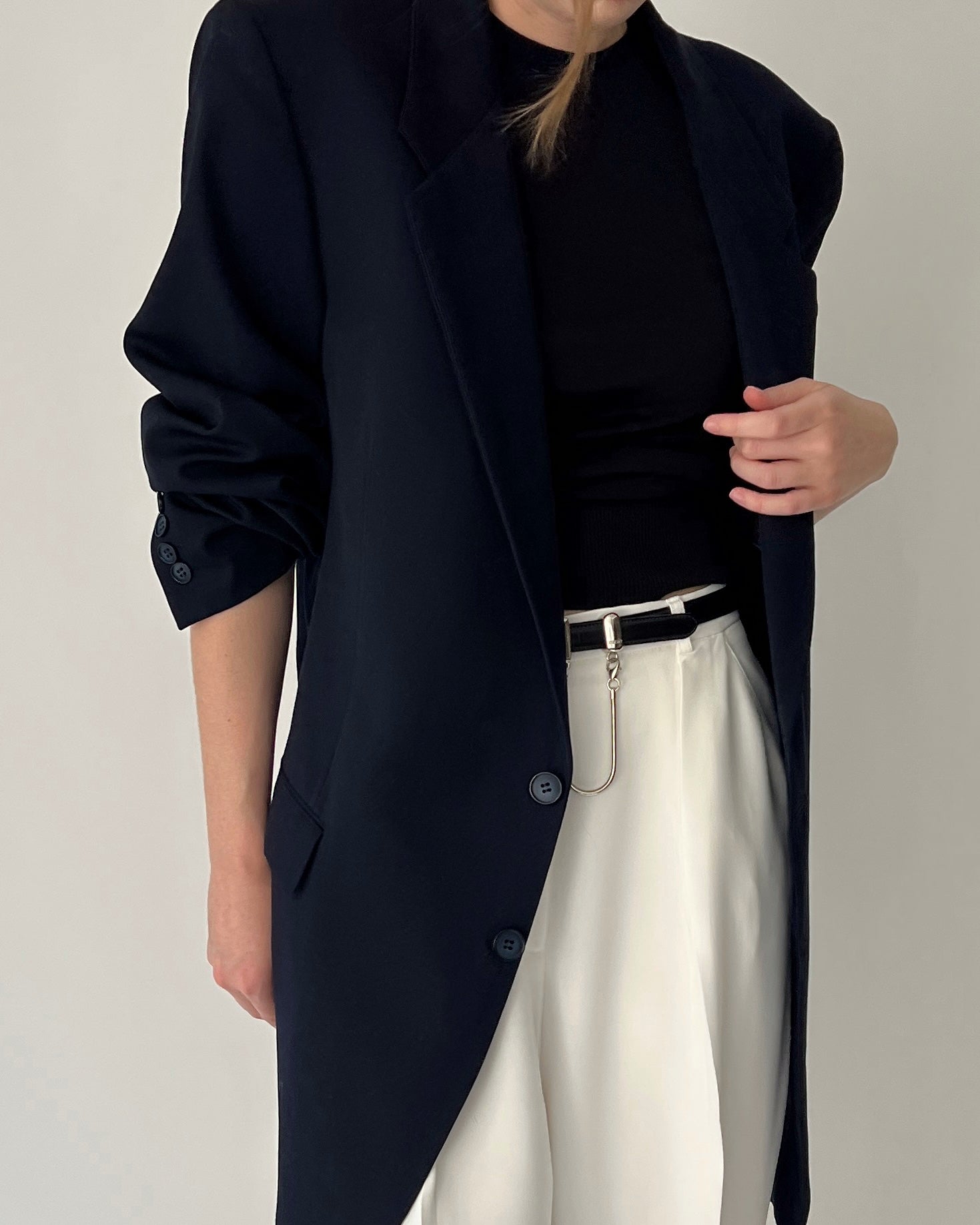 Vintage Yves Saint Laurent Navy Blazer